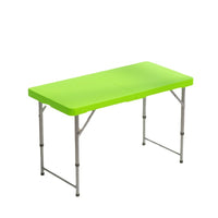 Portable Height-Adjustable Folding Table for Outdoor Camping and Home Use