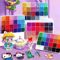 2.6mm Perler Beads DIY Kit with 265 Colors and Storage Box