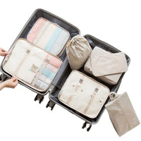 Travel Storage Bag Set for Luggage Organization - Twill Fabric