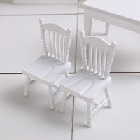 1:12 Dollhouse Miniature Windsor Dining Chair Model Accessory