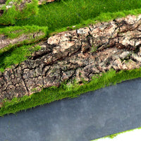 Artificial Bark and Green Vine Foliage for Pipe and Pillar Decoration