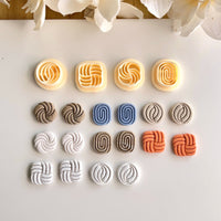 Polymer Clay Weave Texture Molds for DIY Jewelry Making and Embossing