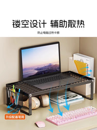 Foldable Laptop Stand with Cooling Fan and Keyboard Tray, Adjustable Height for Desk and Gaming