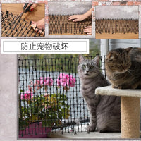 Cat Scat Mat with Spikes - Outdoor Garden Animal Deterrent Netting