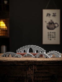 Bluestone Pagoda Miniature Landscape Ornament for Aquariums and Gardens