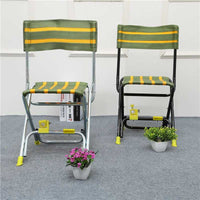 Portable Folding Camping Chair with Backrest for Outdoor Activities