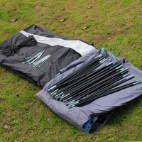 Large Outdoor Family Camping Tent for 6-10 People, 2 Rooms 1 Hall, Thickened Rainproof