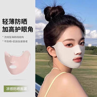 UV Protection Face Mask with Ear Loops for Outdoor Sports