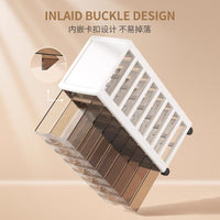 Slim Rolling Storage Cart with Drawers for Home and Office