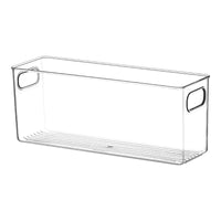 Drawer-Style Kitchen Cabinet Organizer Bins - Clear Stackable Storage for Snacks & Sundries