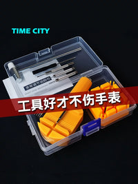 Watch Band Removal Tool Kit for Leather and Steel Straps, Link Adjuster and Spring Bar Remover