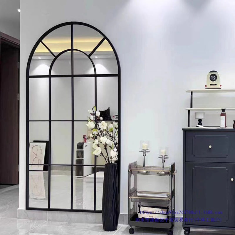 Arched Full Length Mirror for Living Room, Bedroom, or Boutique - Wall-Mounted or Freestanding