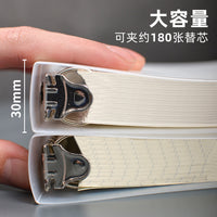 A4/B5 Loose-Leaf Notebook with Removable Refills, Cornell/Lined/Blank Pages for Study & Work