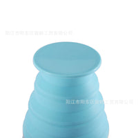 Portable Collapsible Silicone Cup for Travel, Camping, and Outdoor Activities - Reusable Coffee and Mouthwash Cup