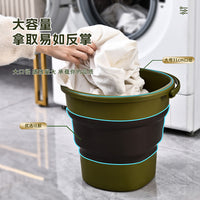Multifunctional Portable Car Wash Folding Bucket Silicone Plastic Handheld Outdoor Fishing Vehicle Travel Water Container