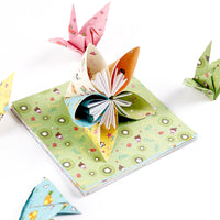 Origami Paper Single-Sided Printed Square Sheets for Crafts