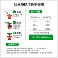 Lingwo Slow-Release Fertilizer Granules for Flowers & Plants, NPK Universal Formula