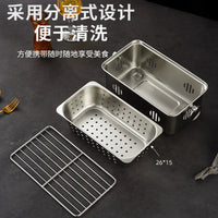Korean Style Stainless Steel Charcoal Grill for Home and Commercial Use