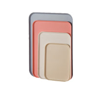 Nordic Style Rectangular Plastic Draining Tray for Teacups, Fruits, and Snacks
