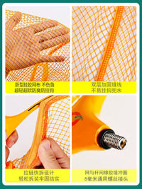 Qiqi Carbon Alloy Fishing Landing Net Head with Large Mesh for Big Fish