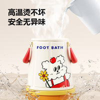 Foldable Portable Foot Bath Bucket for Soaking Feet, Insulated Design