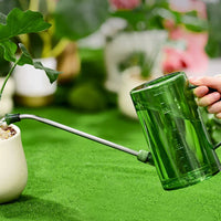 Stainless Steel Long Spout Watering Can for Indoor Outdoor Plants, Large Capacity