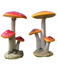 Outdoor Garden Landscape Simulation Mushroom Sculpture for Park and Courtyard Decoration