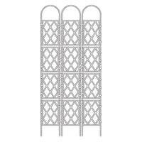 U-Shaped Metal Garden Trellis for Climbing Plants, Roses, and Vines