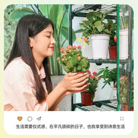 Mini Greenhouse Frame for Outdoor Garden Patio Balcony Plants