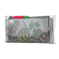 DIY Latch Hook Yarn Rug Pillow Cover Kit