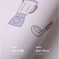 Cartoon Diatomaceous Earth Faucet Absorbent Mat for Kitchen and Bathroom
