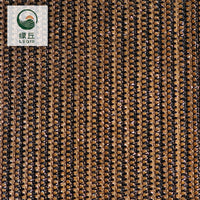Brown 180gsm HDPE Sun Shade Net with Grommets for UV Protection