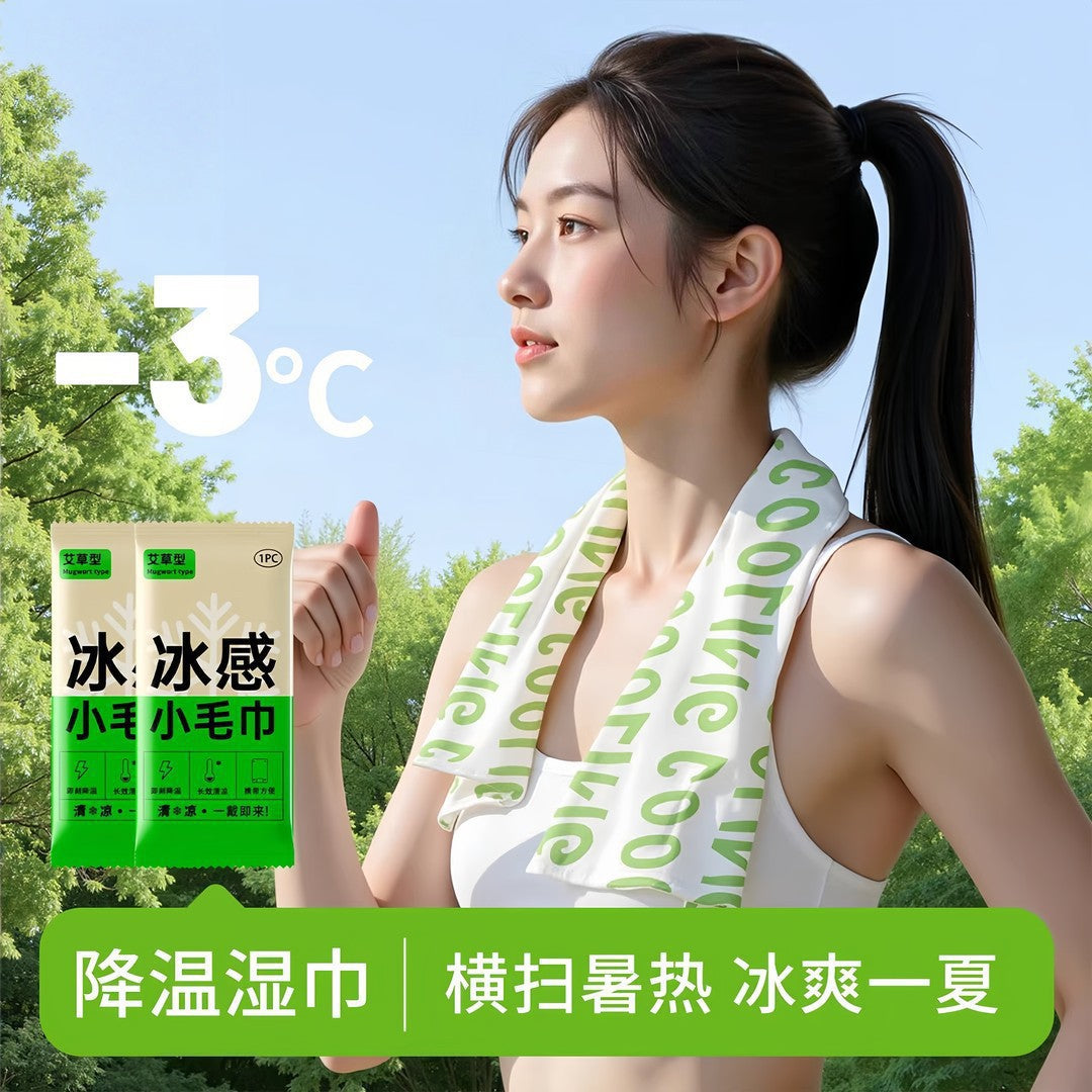 Cooling Relief Wet Wipes for Summer Heat