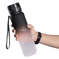 Sports Water Bottle for Students, Large Capacity Portable Fitness Plastic Cup