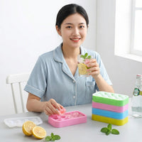 Diamond Ice Cube Tray Silicone Mold for Spherical Ice Balls, Mini Ice Maker for Home Refrigerators