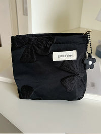 Portable Large Capacity Travel Cosmetic Bag with Zipper for Women