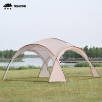 Outdoor Dome Canopy Tent with Sun Protection for Camping and Windproof Rain Shelter