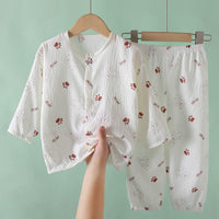 Kids' Cloud Cotton Pajama Set for Boys and Girls - Soft Air Conditioning Suit