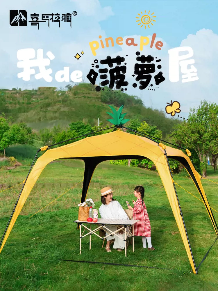 Himalayan Pineapple Castle Automatic Pop-Up Canopy Tent for Outdoor Camping Sunshade