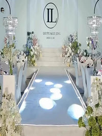 Wedding Aisle Guide Iron Wind Chime Stand with Hook for Crystal Lamps and Shell Decorations