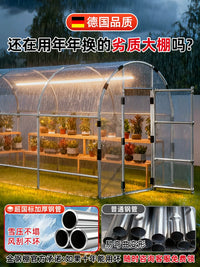 Portable Greenhouse Walk-in Plant Hot House for Outdoor Garden, Anti-freeze Warm Shed for Plants, Flowers, Vegetables