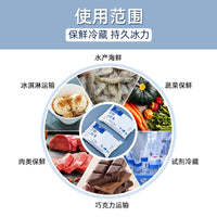 Reusable Biological Ice Pack for Food Delivery, Express Shipping, Cooling, Preservation, and Cold Compress - No Water Injection Needed