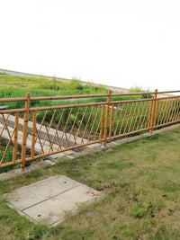 Stainless Steel Bamboo-Look Garden Fence for Outdoor Yard and Farm