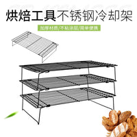 3-Tier Collapsible Cooling Rack for Baking, Roasting, and Grilling