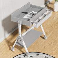 Portable Baby Diaper Changing Table with Bath and Massage Function, Multi-functional Newborn Infant Care Station