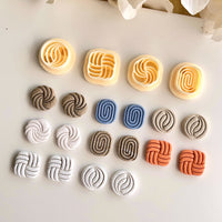 Polymer Clay Weave Texture Molds for DIY Jewelry Making and Embossing