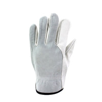 Genuine Sheepskin Driver Work Gloves Heat Resistant Protective Industrial Safety Gloves