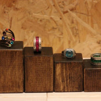 Mini Wooden Display Stand for Jewelry and Small Ornaments
