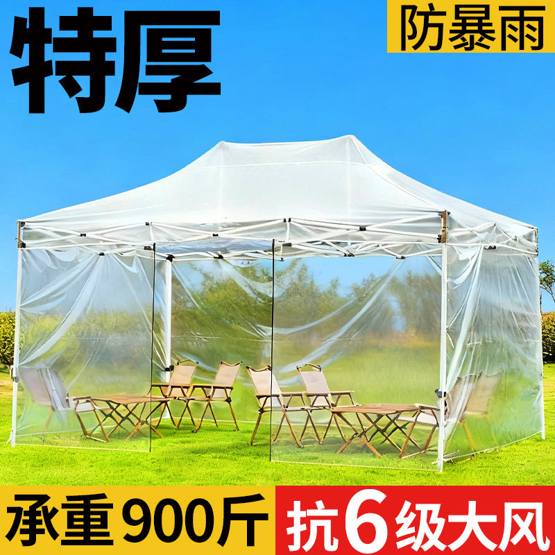 Transparent Outdoor Greenhouse Tent with Automatic Frame for Winter Insulation