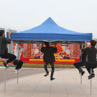 Outdoor Retractable 3x3m Waterproof Canopy Tent for Events, Markets, and Relief Efforts